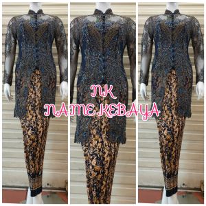 set kebaya ibu hajat kebaya pesta murah + longtorso dan rok prisket
