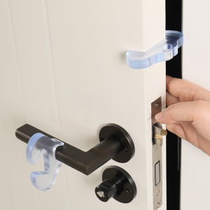 Child Safety Door Card Door Handle Anti-Collision Protection Cover New Model No Drilling Door Stop Home Use Door Clamp Anti-Collision Pad