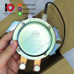 คัทเอาท์ตัดดิน คัทเอาท์ตัดไฟ 24V ขั้วบวก/ขั้วลบ (Battery Relay) ป๊อกแป๊กตัดดิน ป็อกแป๊กตัดไฟ สำหรับรถใหญ่ ป็อกแป็ก รีเลย์แบต ยี่ห้อ HKT (เดิม FD)