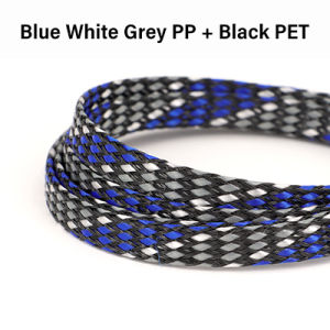 3/5/10m PP Cotton + PET Yarn Cable Sleeve 4mm 8mm 12mm Expanded Braided Sheath Wrap Wire Insulation Protection Case