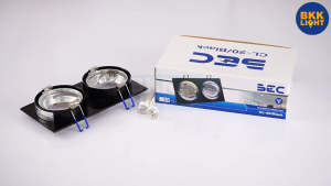 BEC โคมไฟดาวน์ไลท์ ฮาโลเจน LED รุ่น CL-20 ชนิดฝังฝังใส่หลอด mr16 ขั้ว GU5.3 ใช้กับแอลอีดีได้ ราคาถูก ฝังฝ้า ไฟหลุม
