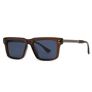 New Fashionable Square Frame Polarized Glasses for Men and Women High-End and Personalized Outdoor Anti-Uv Driving Sunglasses 6