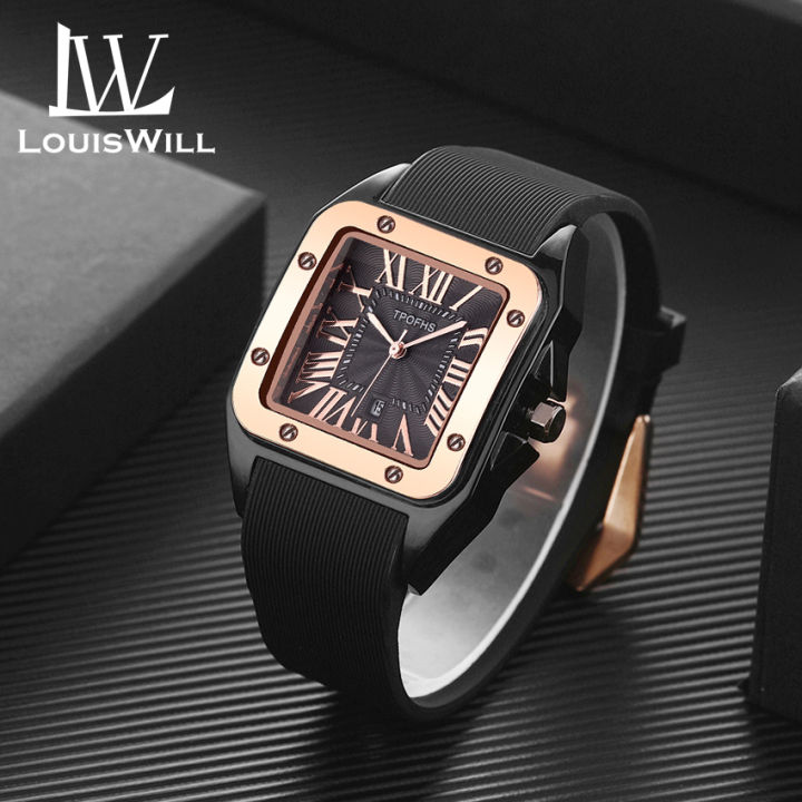 LouisWill Watches Fashion Men Watches Business Casual Wristwatches