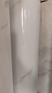 Miếng dán tường PVC vân đá 60cm x3m có sẵn keo Miếng dán tường giả đá lam sóng cao cấp