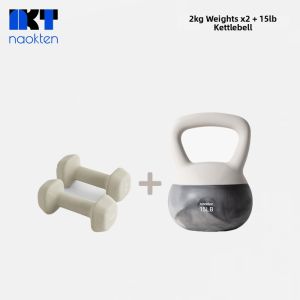 naokten | PVC-Coated Womens Dumbbell Strength Training Equipment