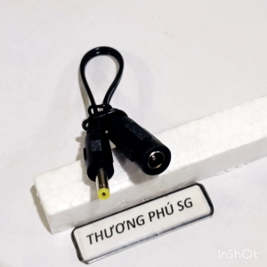 Cáp chuyển nguồn DC đầu 5.5mm x 2.1mm ra đầu 4.0mm x 1.7mm dài 15Cm / Giá bán 2 Sợi