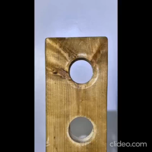 Standard Heavy Duty Premium Wooden Brass Entrance Doorknob Lock Set - Hardware Tool - BIG DISCOUNT