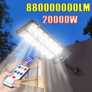 88000000LM Super Powerful Solar Light Outdoor 20000W Sunlight Motion Sensor Outdoor Wall Solar Lamp For Garden Street Spotlight