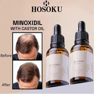 Hosoku Minoxidil Hair Growth Treatmentwith Collagen and Essential Oil