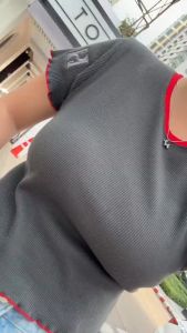 HUEGAH Baby Tee RIB เสื้อยืดเบบี้ที ผ้าร่องยืด ไซส์ใหญ่