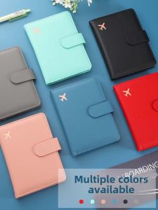 Passport Holder Air Ticket Passport Holder Protective Case Document Package Travel Abroad Multifunctional Id Bag Cosmetics Bag Female Ins
