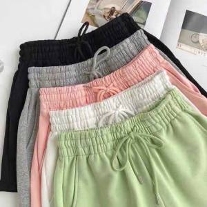 กางเกงวอมขาสั้นงานป้ายK ปังมากจ้า เนื้อผ้าวอมอย่างดี นุ่มใส่สบาย- 612