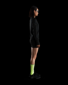 Nike Swift Womens Dri-FIT UV Long-Sleeve Crew-Neck Running Top - Black [HQ0504-010]