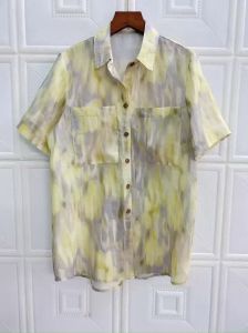 [JUNE LINEN] Áo sơ mi nữ tay ngắn Ramie Linen (LINEN TƠ). A18