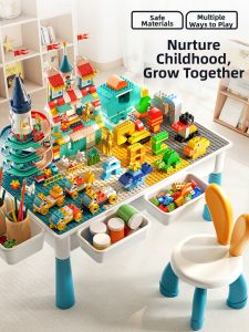 XIDIQI | Educational Multifunctional Building Table Big Blocks