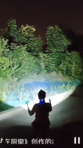 Đèn pin đội đầu siêu sáng cảm ứng bằng tay 1 bóng LED chống thấm nước IPX6 đèn đeo trán cảm biến pin trâu - MOGEE