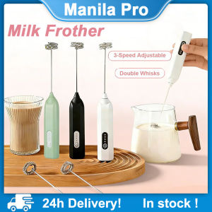 Handheld Mini Electric Milk Frother Fast Foam Maker for Coffee Latte Cappuccino Household USB Rechargeable Coffee Blender