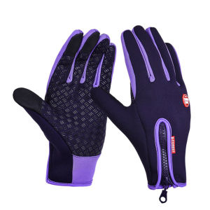 Winter Touchscreen Gloves Men Warm Windproof Cycling Gloves