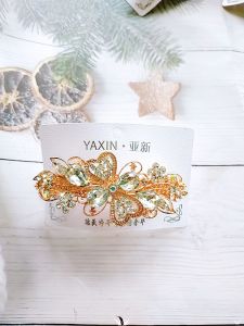 Kẹp tóc phía sau đính đá lấp lánh N001(kẹp 8 phân)