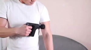 KH-740 ปืนนวดกล้ามเนื้อไฟฟ้า ปรับได้ 5 ระดับ เครื่องนวดแบบมือถือบรรเทาอาการปวด ปืนนวดไฟฟ้า พกพาสะดวก เครื่องนวดไฟฟ้า ปืนนวดกล้ามเนื้อ - Lazada