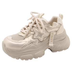 LANKAMO | Thick Sole Height-increasing Dad Shoes Breathable Mesh Lightweight Soft Sole Fall 2025