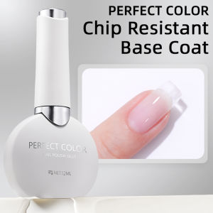 PERFECT COLOR Gel Base Coat 2pcs 12ML Chip Resistant Base Coat Stronger Adhesion Prevent Peeling Off And Long-lasting
