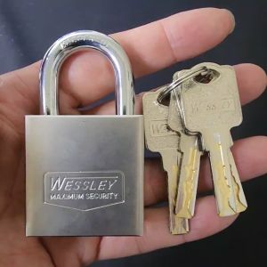 WESSLEY Gembok 60 MM Pendek - Anti Potong Maling Cairan Setan