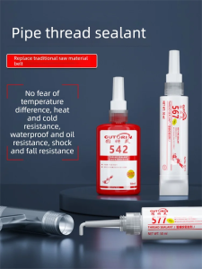 CUTORIN | Pipe Thread Sealant Liquid PTFE Tape Liquid Adhesive Removable Anti-Leak Anti-Loose High-Temperature Resistant Water Pipe Pressure Resistant Thread Adhesive