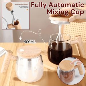 Automatic Glass Blender Electric Self Stirring Mug Self Mixing Cup Portable Glass Mug Coffee Milk Mixing Cup