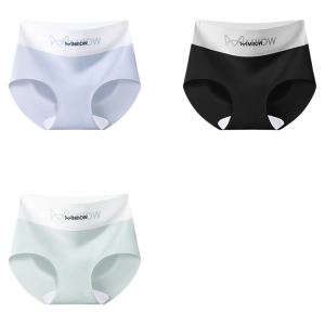 Quần lót MiiOW Cat Person cho nữ làm bằng cotton nguyên chất mỏng kháng khuẩn