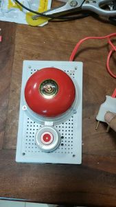 Chuông báo động báo cháy lắp sẵn 220V cắm trực tiếp không cần đấu nối