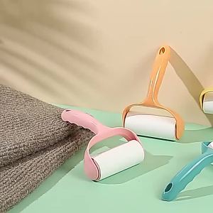 Removable Sticky Lint Roller Portable Dust Remover Multi-purpose Clothes Sofa Pet Hair Sticky Brush Home Daily Cleaning Tools