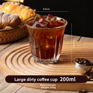 MONGDIO | High-Quality Glass Coffee Cup for Home Use