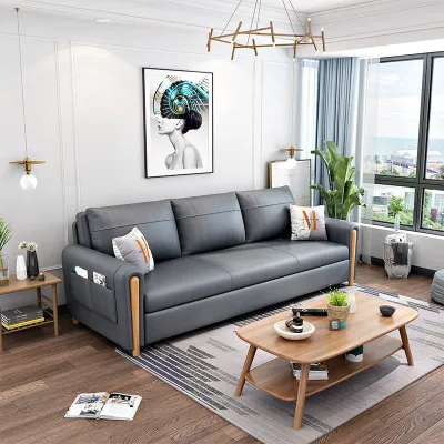 Convertible Sofa Bed Two-in-one Multi-functional Washable Storage Double