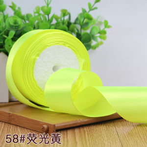 25Yards Silk Stain Ribbon Single Ribbon Wedding Party Decoration Christmas Flower Gifts DIY Gift Packing 6/10/15/20/25/40/50mm