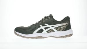 ASICS Men UPCOURT 6 Indoor Court Shoes in Vintage Khaki/White