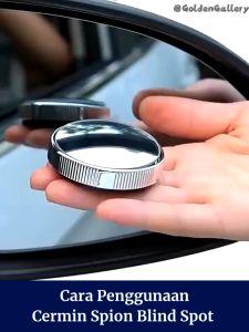 2PCS Cermin Spion Blind Spot Mobil 360° HD Kaca Spion Blind Spot dengan Suction Tambahan Universal