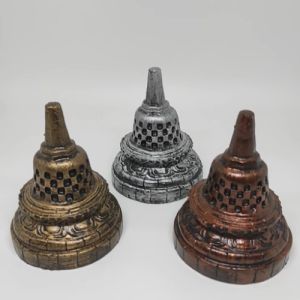 Hiasan Aquarium Dekorasi Aquascape Miniatur Stupa Candi Borobudur