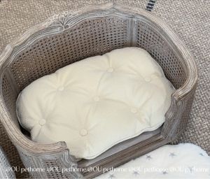 Soft Organic Bubble Cotton Pet Bed Mat Wooden Sofa Bed Pad for Cats And Dogs Comfortable Sleep Pad Replacement Cover