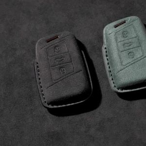 For Geely Coolray X6 X7 EX7 Geometry C Emgrand Global Kulrey Hawk GX7 Okavango NL3 SUV GT GC9 Suede Leather Car Key Cover Case