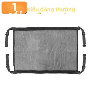 Túi Lưới Đựng Đồ Trên Nóc Xe Yitong 1 Chiếc Hai Lớp Có Khóa Kéo Dung Tích Lớn Dùng Để Đựng Đồ Linh Tinh Tiện Dụng Cho Xe Hơi Du Lịch Nội Thất Xe.