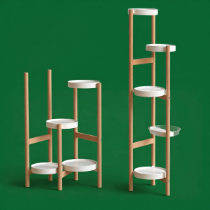 SAMEDREAM | Solid Wood Multi-Layer Plant Stand