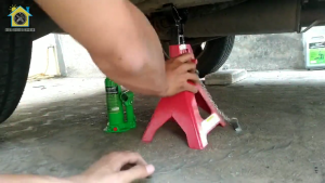 ALAT BESI CAR JACK STAND TAHANAN PENAHAN PENYANGGA GANJALAN DONGKRAK PENGANGKAT ANGKAT PENOPANG BODY BAN VELG BAWAH MOBIL BERAT 3 TON DOUBLE SAFETY LOCK WITH PIN PORTABLE KUAT HEAVY DUTY MURAH