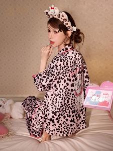 GONGDIE | Soft Light Silk Long Sleeve Sleepwear