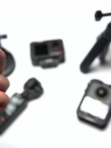 Ronkoen Bộ Chuyển Đổi Từ Tính Tháo Lắp Nhanh Cho DJI Osmo Action 3/4/5 Pro Bộ Phụ Kiện/kit Gắn Hai Móng Có Thể Gập Lại