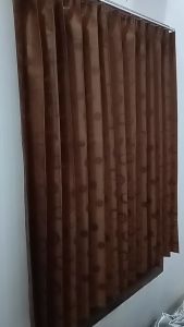 Gorden Jendela Bahan Polkadot Bonita - Hordeng Pintu Model Plisket Kawat