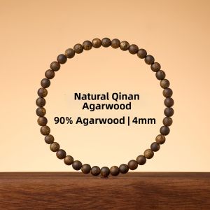 QINGXIANGTAI | Green Agarwood High Density Natural Premium Bracelet