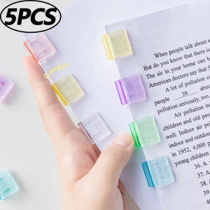 5 Chiếc Kẹp Giấy Kẹp Đẩy Kẹp Trong Suốt Ghim Kẹp Niêm Phong Thực Phẩm Dễ Thương Kẹp Bìa Đựng Vé Tài Liệu Văn Phòng Phẩm
