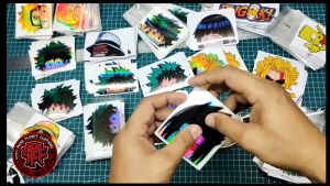 Anime Peeker Sticker Waterproof Glossy / Hologram Batch#1