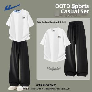 Warrior | Mens Summer Quick-Dry Cool Ice Silk Thin Sport Set